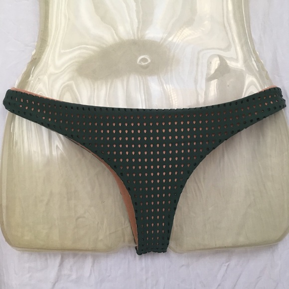 ✨GUC 🏷 ACACIA 👙 SET Awapui & Hookipa 🦚 in mesh seaweed green - Picture 5 of 8